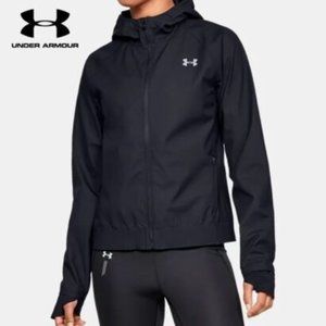 NWT $200 UNDER ARMOUR Women XS UA RUN Activewear GORE WINDSTOPPER HOODIE Jacket